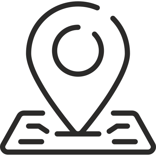 simple logo of map location