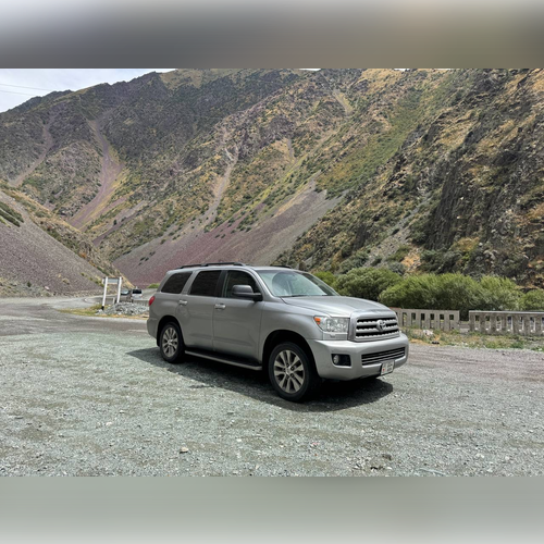 Rent car in Kyrgyzstan Toyota Sequoia 2008, Silver C2