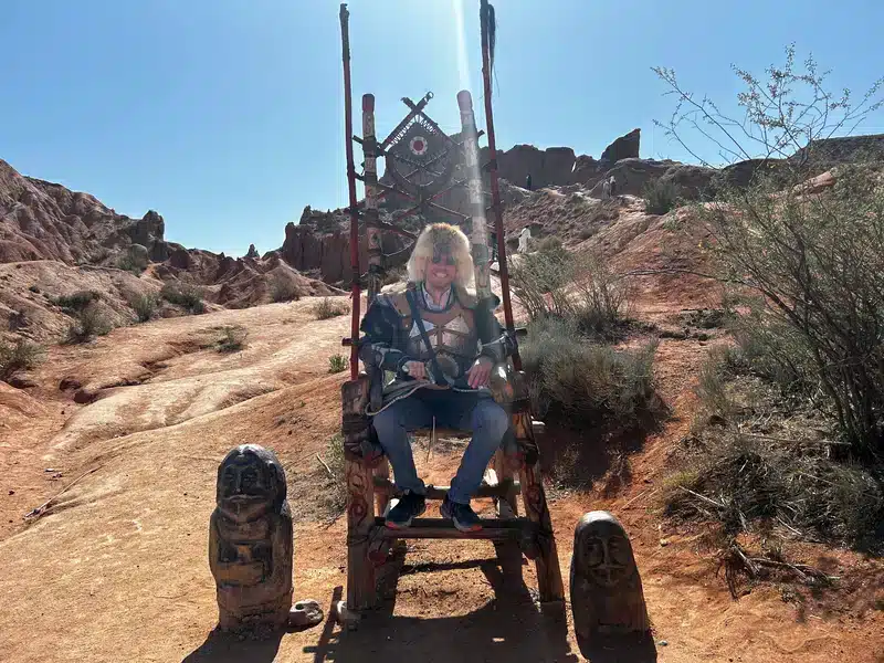 Skazka canyon in issyk kul